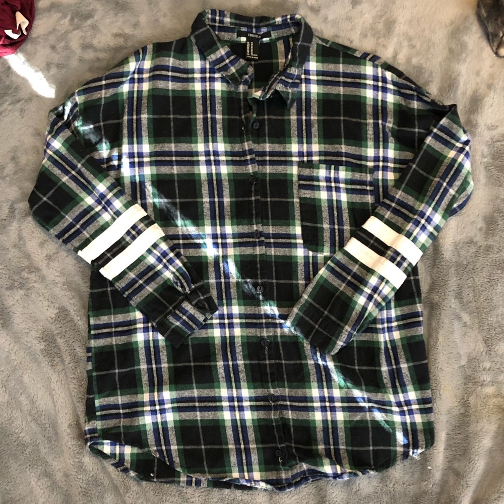 Forever 21 Plaid Top